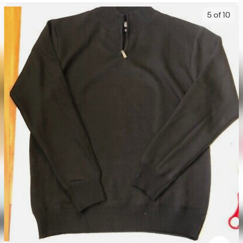 Billy London black men's ultra soft sweater